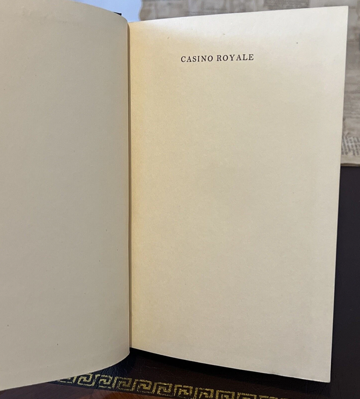 Casino Royale by Ian Fleming 1953 First Edition First Impression