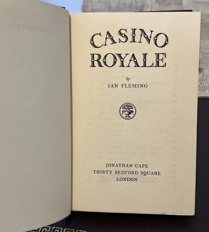 Casino Royale by Ian Fleming 1953 First Edition First Impression