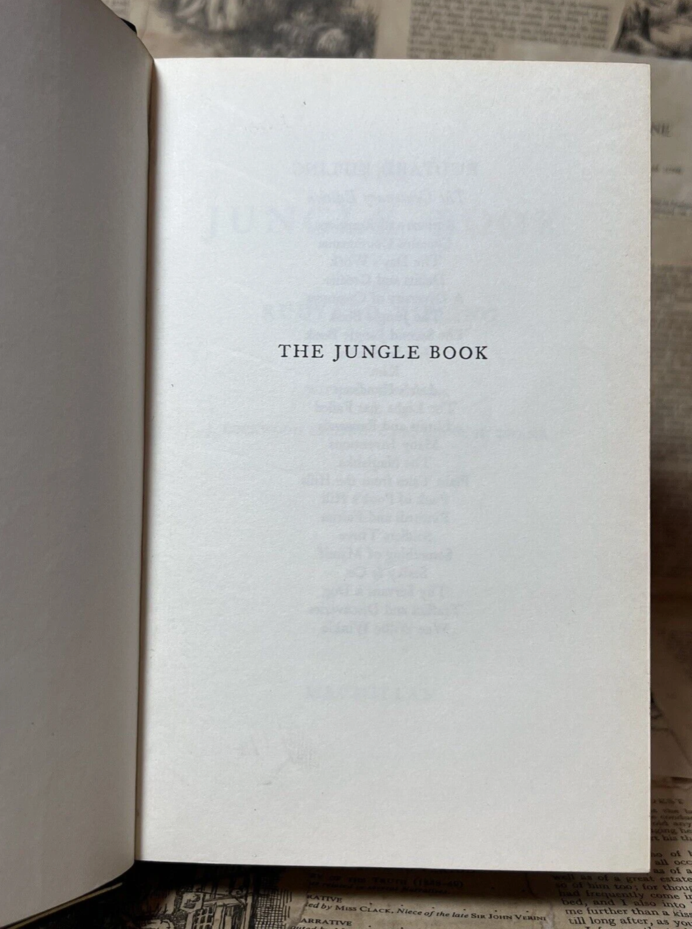 The Jungle Books by Rudyard Kipling - Fore-Edge Painting