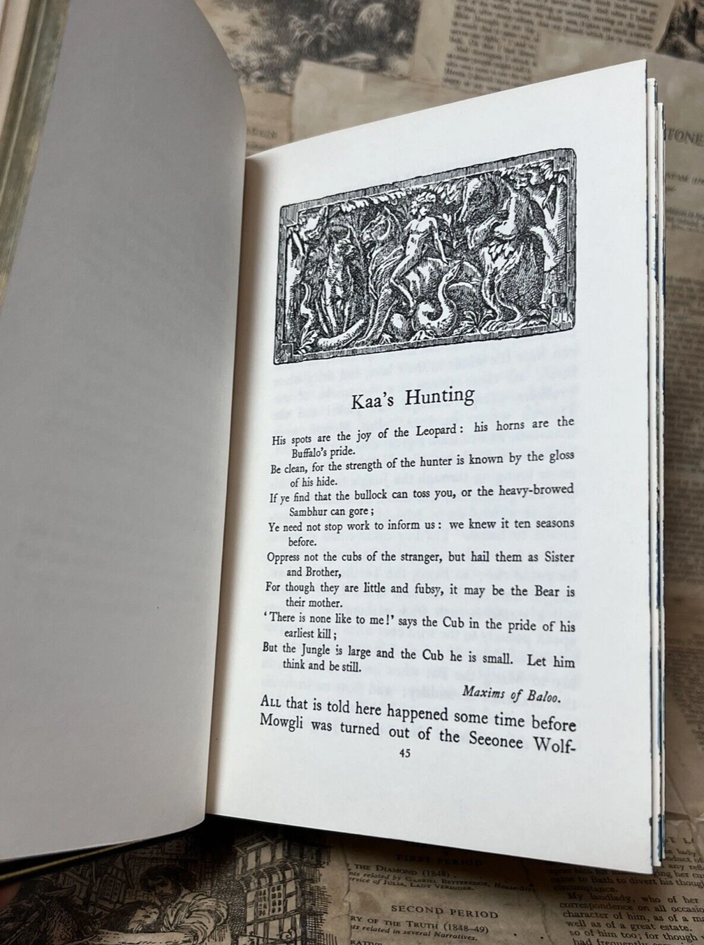 The Jungle Books by Rudyard Kipling - Fore-Edge Painting