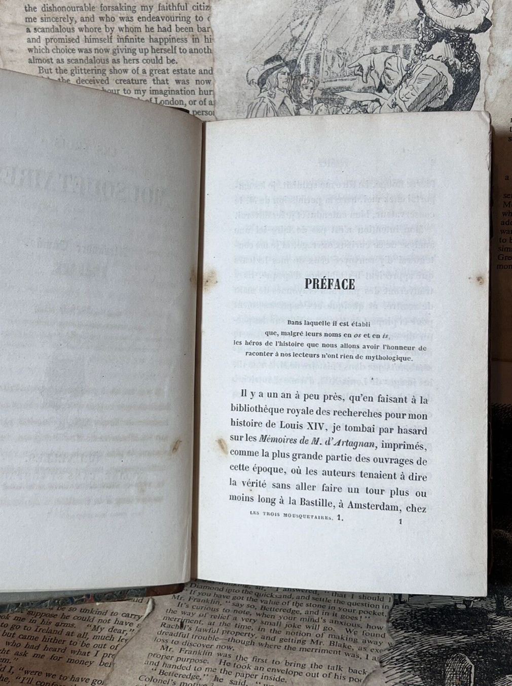 The Three Musketeers by Alexander Dumas 1844 First Edition