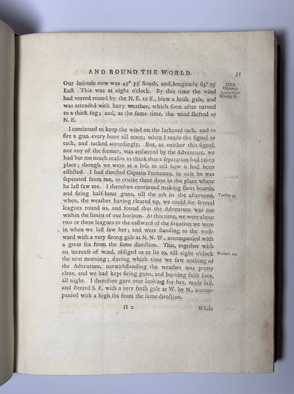 Captain Cook's Voyage to the South Pole 1777 First Edition