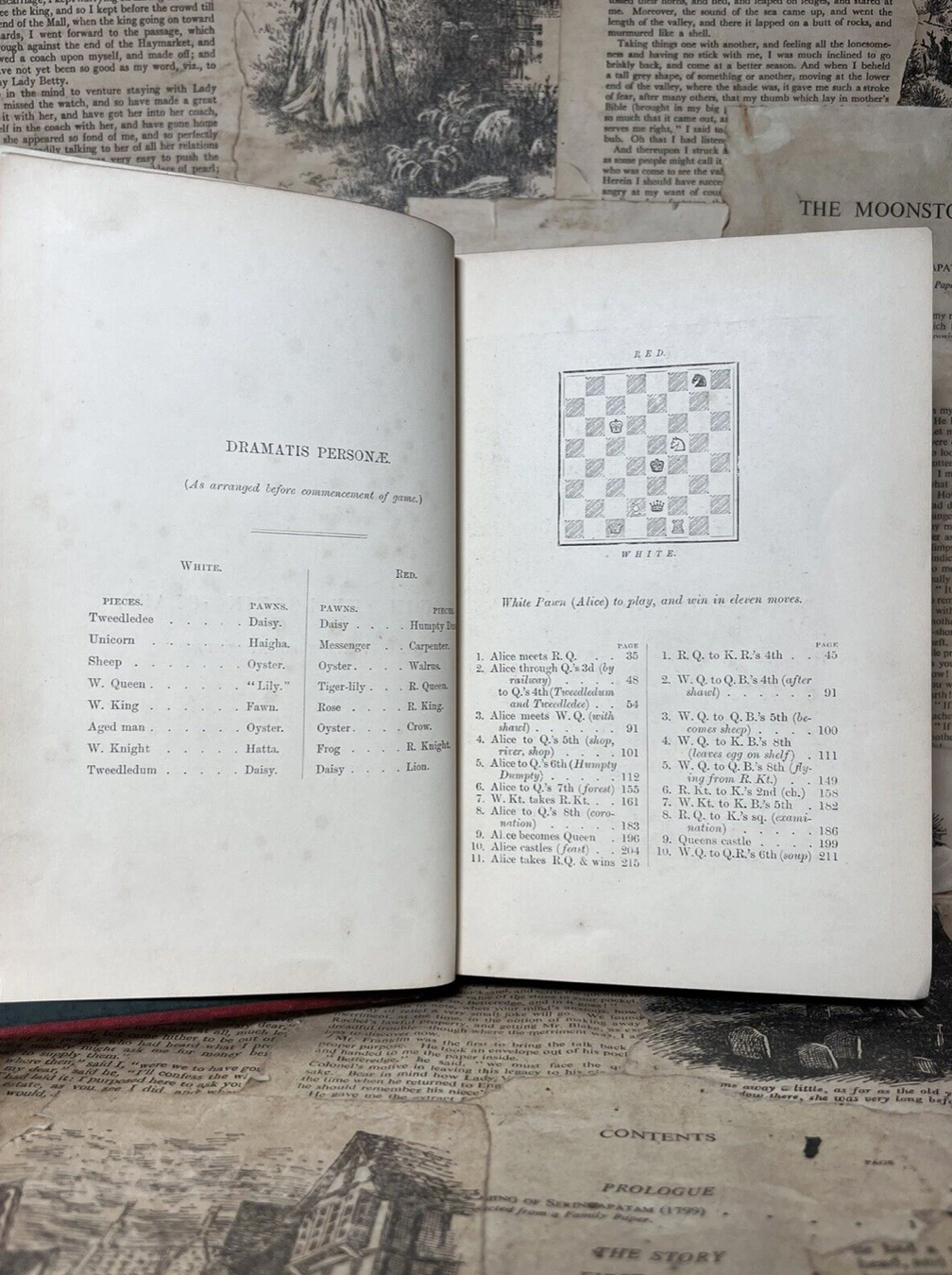 Through the Looking-Glass by Lewis Carroll 1872 First Edition