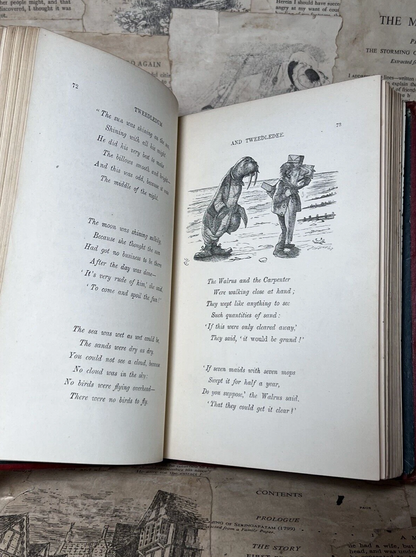 Through the Looking-Glass by Lewis Carroll 1872 First Edition