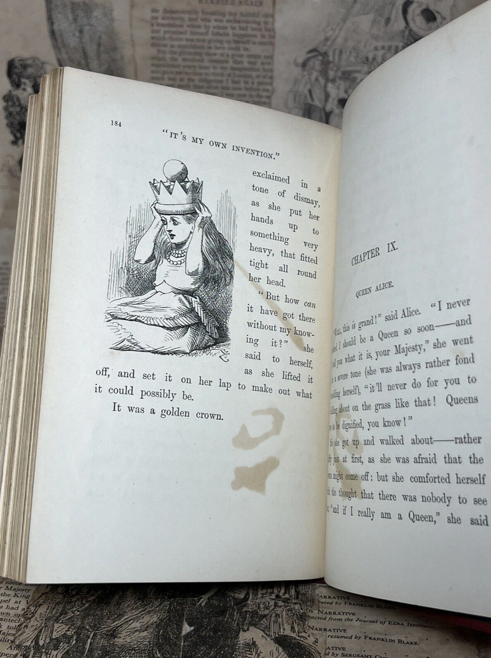 Through the Looking-Glass by Lewis Carroll 1872 First Edition