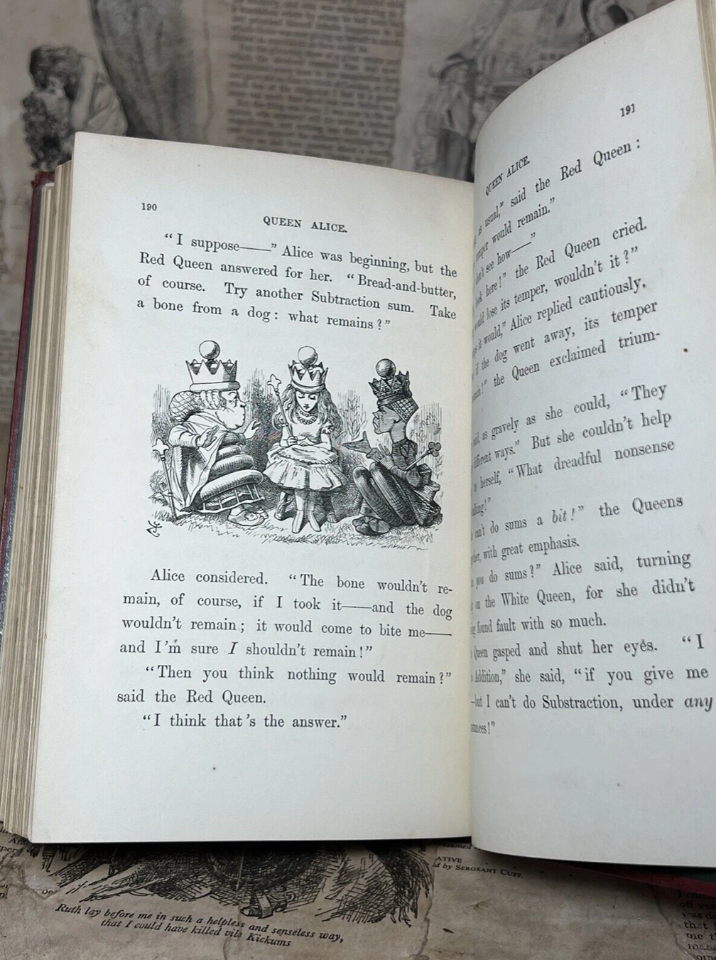 Through the Looking-Glass by Lewis Carroll 1872 First Edition