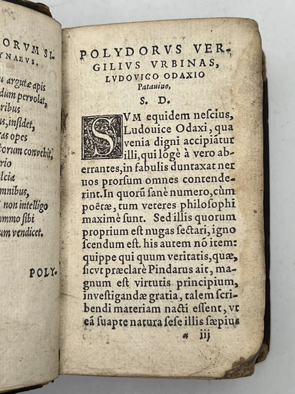 De Inventoribus Rerum by Polydore Virgil 1570