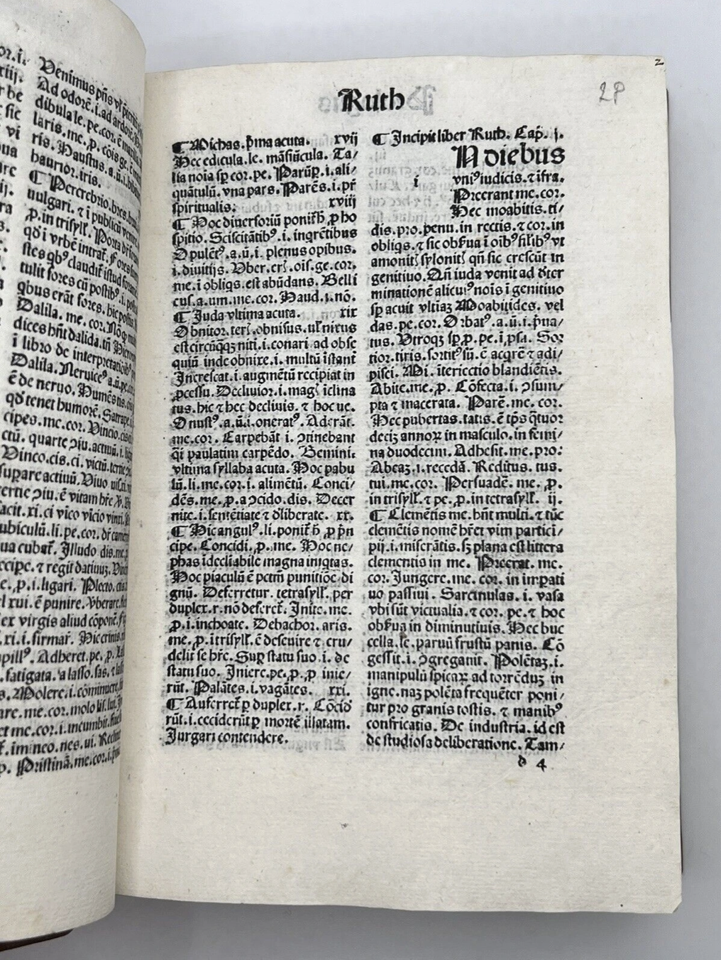 Mammotrectus Super Bibliam - 1485 An Incunable Guide to Understanding the Bible