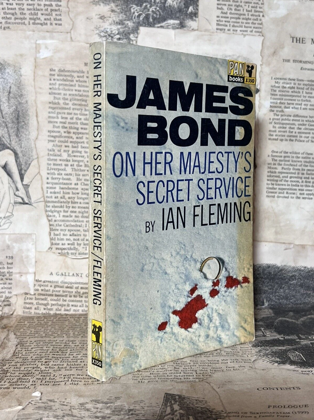 On Her Majesty’s Secret Service 1964 - Pan Books First Edition First Impression