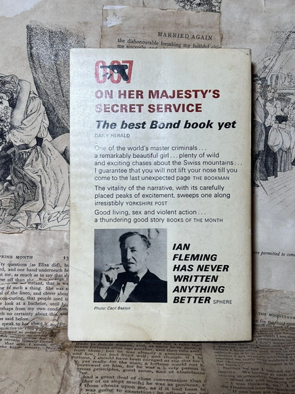 On Her Majesty’s Secret Service 1964 - Pan Books First Edition First Impression