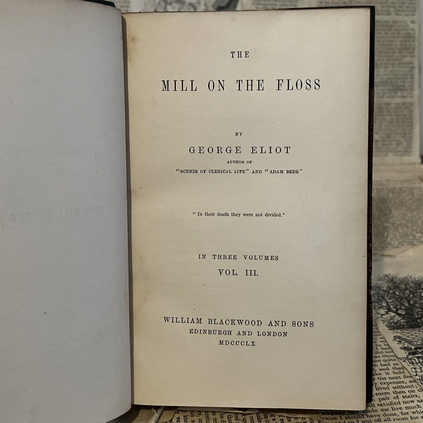 The Mill on the Floss by George Eliot 1860 First Edition