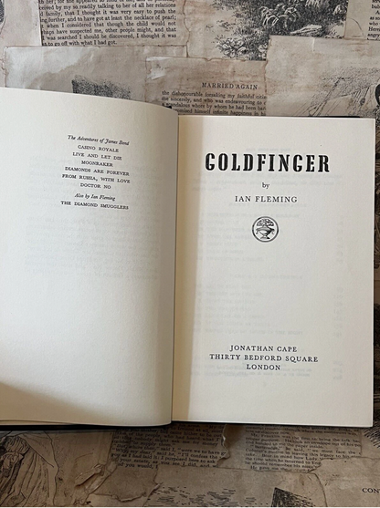 Goldfinger by Ian Fleming 1959 First Edition First Impression