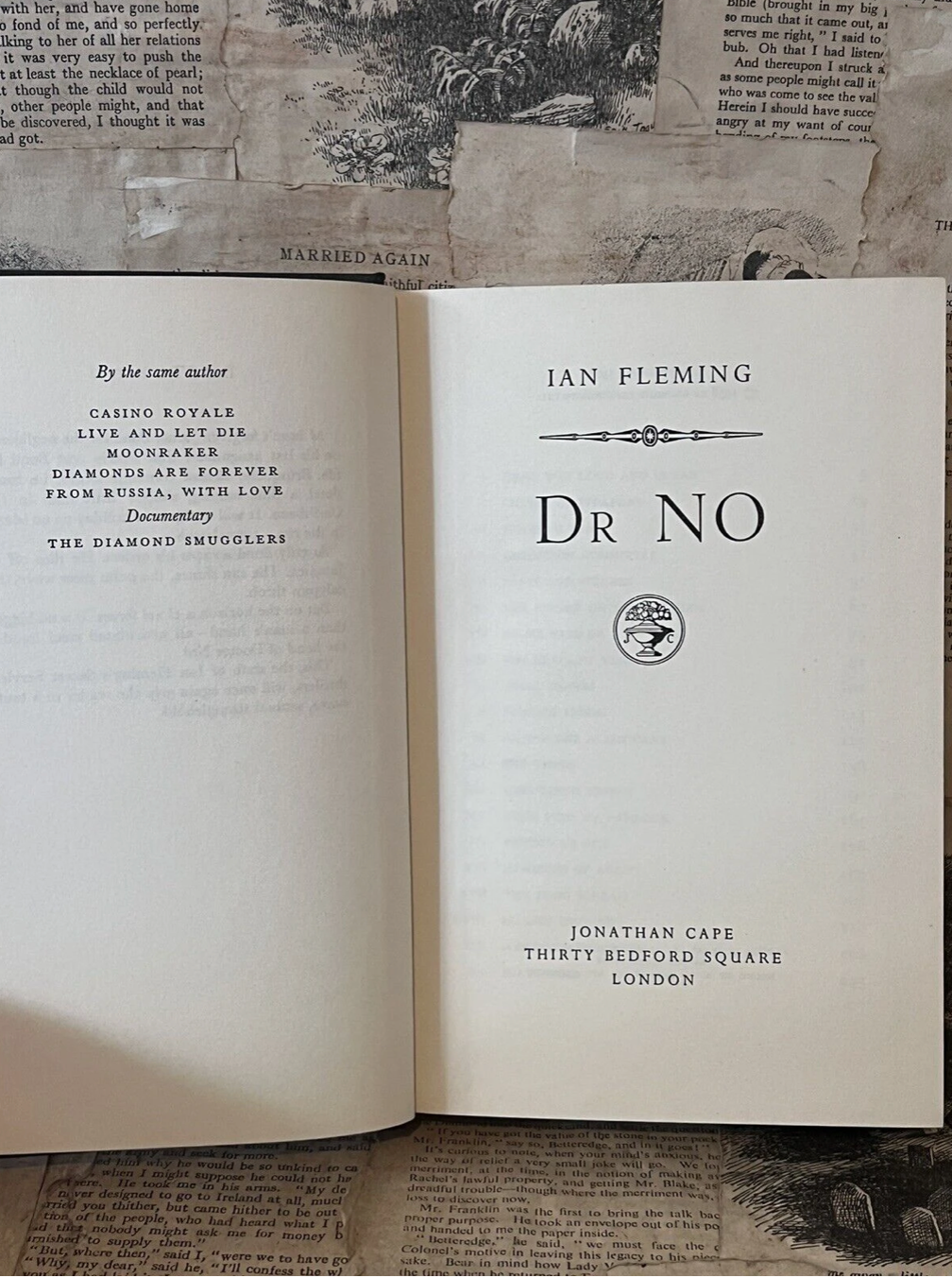 Dr. No by Ian Fleming 1958 First Edition First Impression