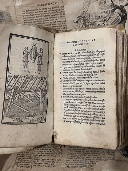 Julius Caesar's Commentaries 1514 Lovely Woodcuts Throughout