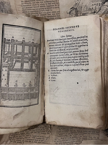 Julius Caesar's Commentaries 1514 Lovely Woodcuts Throughout