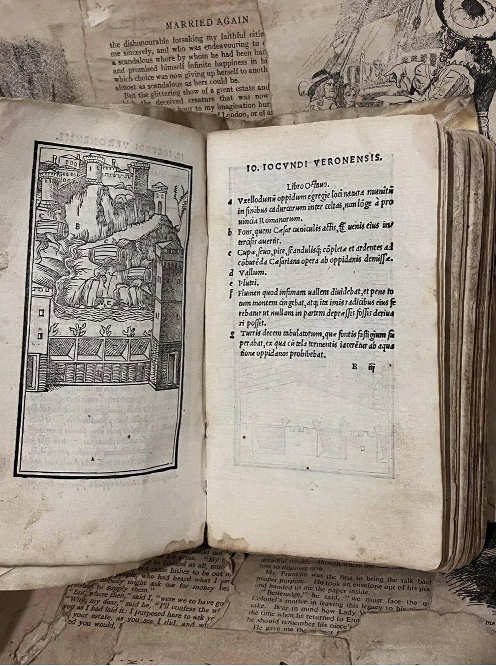 Julius Caesar's Commentaries 1514 Lovely Woodcuts Throughout