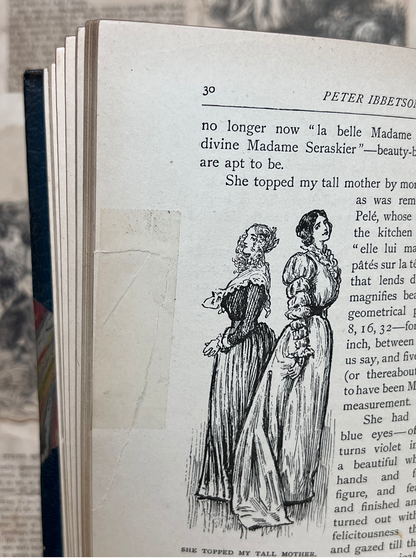 Peter Ibbetson by George Du Maurier 1896 First Edition; Bayntun Binding