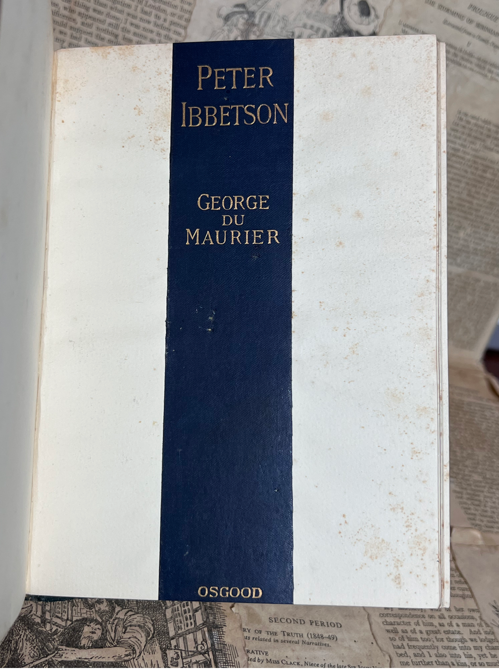 Peter Ibbetson by George Du Maurier 1896 First Edition; Bayntun Binding