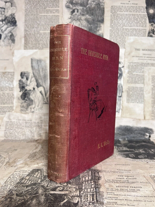 The Invisible Man by H. G. WELLS 1897 First Edition First Impression