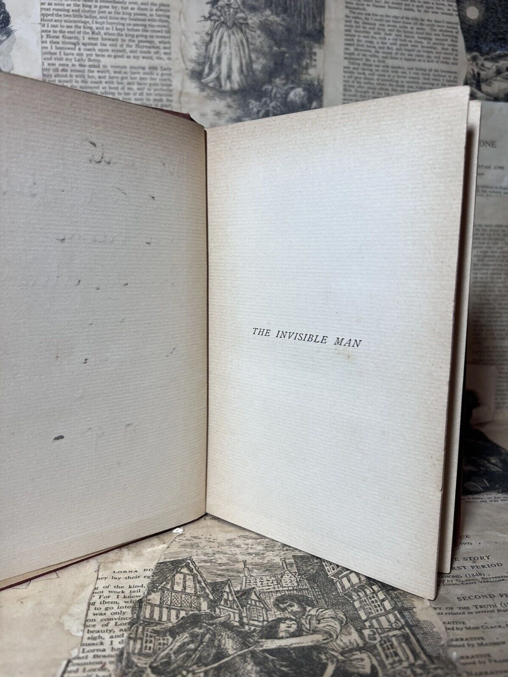 The Invisible Man by H. G. WELLS 1897 First Edition First Impression