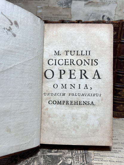 Works of Marcus Tulius Cicero 1724