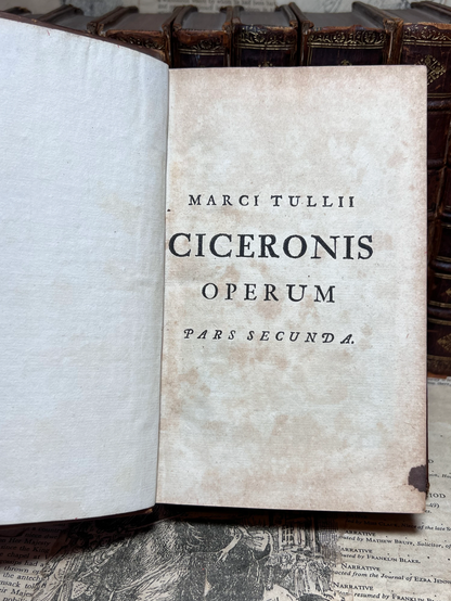 Works of Marcus Tulius Cicero 1724