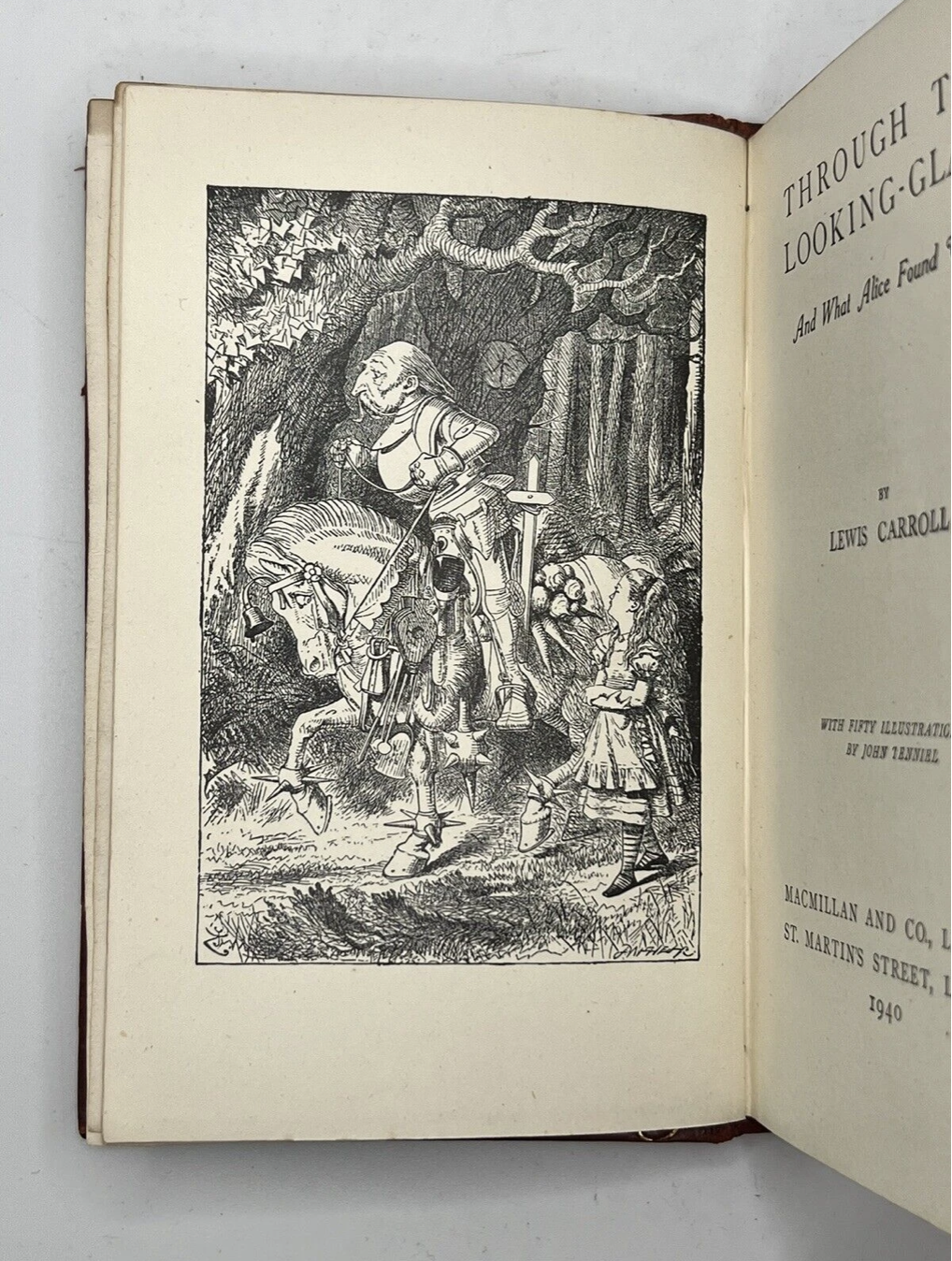 Through the Looking-Glass by Lewis Carroll 1940