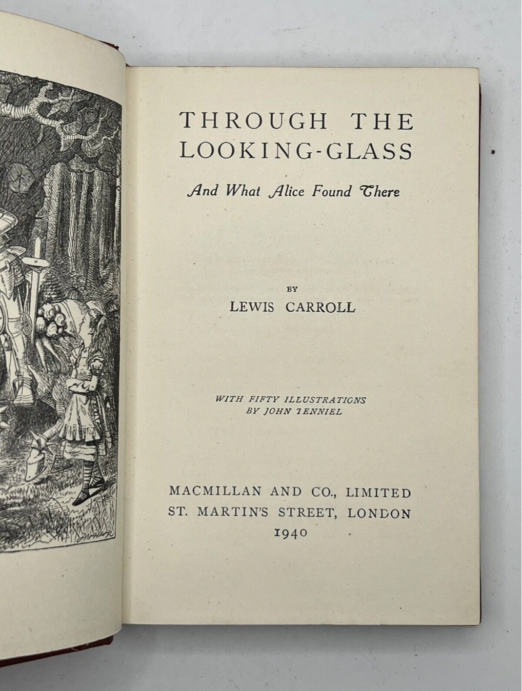 Through the Looking-Glass by Lewis Carroll 1940