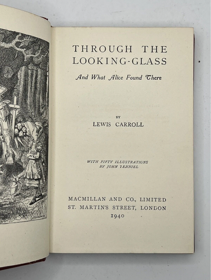 Through the Looking-Glass by Lewis Carroll 1940