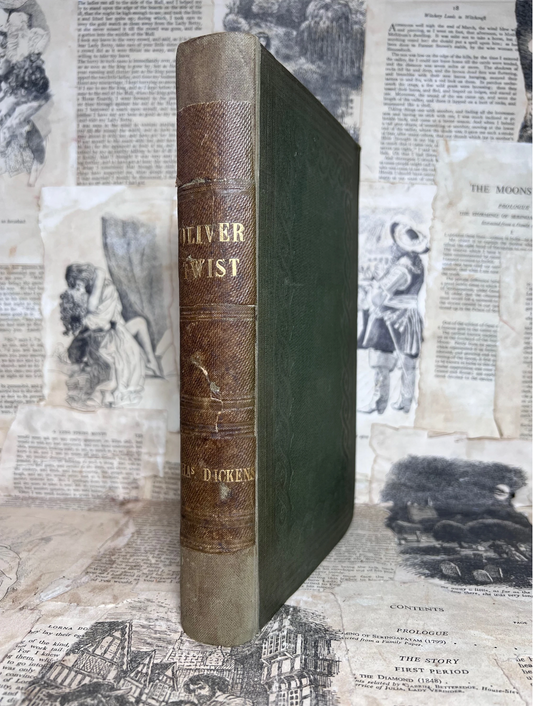 Oliver Twist by Charles Dickens 1846 First One Volume Edition