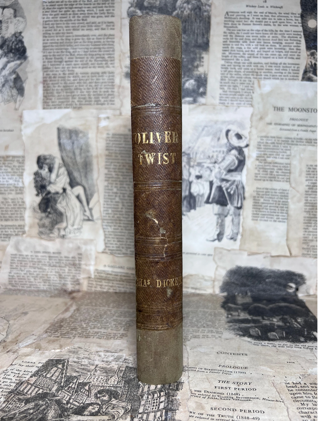 Oliver Twist by Charles Dickens 1846 First One Volume Edition