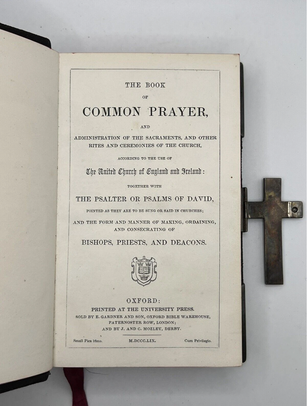 Holy Bible and Book of Common Prayer 1859/1860