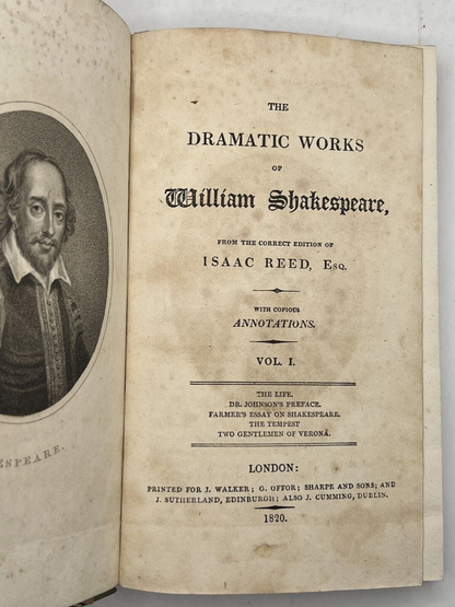 Dramatic Works of William Shakespeare 1820