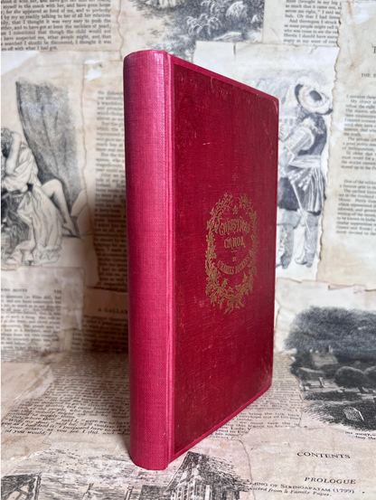 A Christmas Carol by Charles Dickens 1855 First Bradbury & Evans Edition