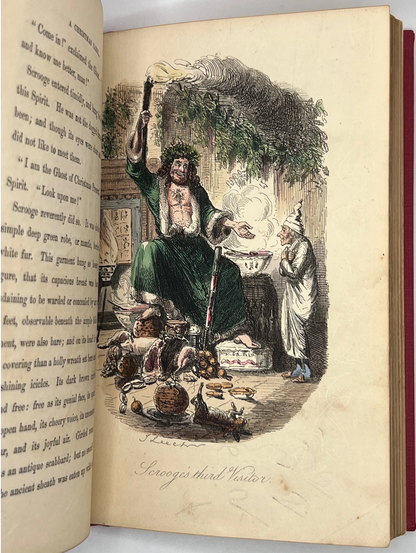 A Christmas Carol by Charles Dickens 1855 First Bradbury & Evans Edition