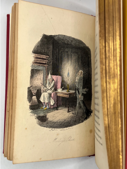 A Christmas Carol by Charles Dickens 1855 First Bradbury & Evans Edition