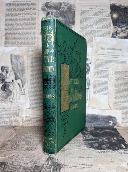 Mystery of Edwin Drood by Charles Dickens 1870 First Edition First Impression in the Original Cloth