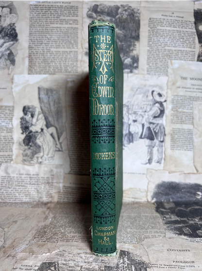 Mystery of Edwin Drood by Charles Dickens 1870 First Edition First Impression in the Original Cloth