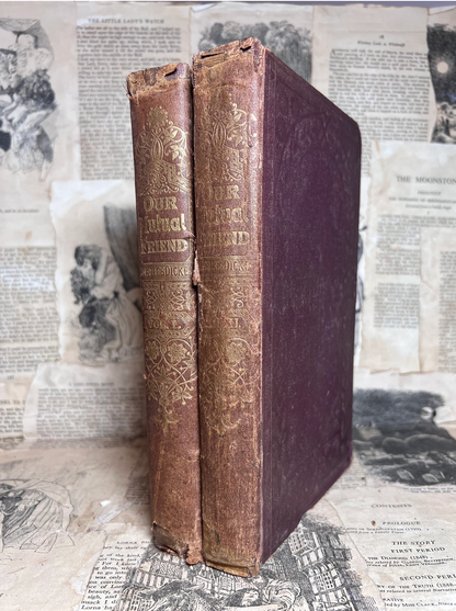 Our Mutual Friend by Charles Dickens 1865 Original Cloth First Edition First Impression