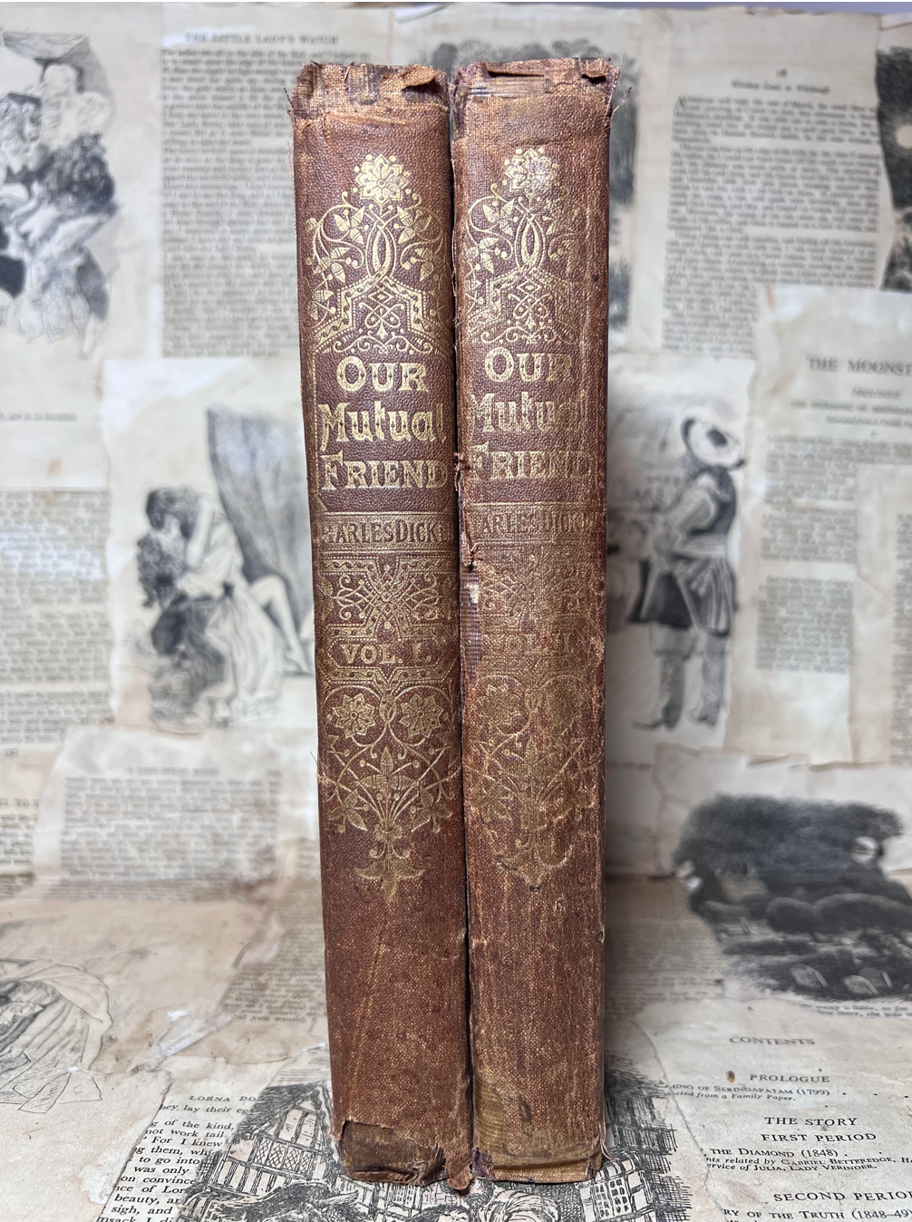 Our Mutual Friend by Charles Dickens 1865 Original Cloth First Edition First Impression