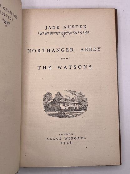 The Works of Jane Austen; The Chawton Edition