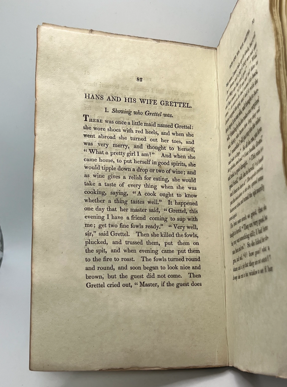 Grimm's Fairy Tales 1823-26 First Edition in English