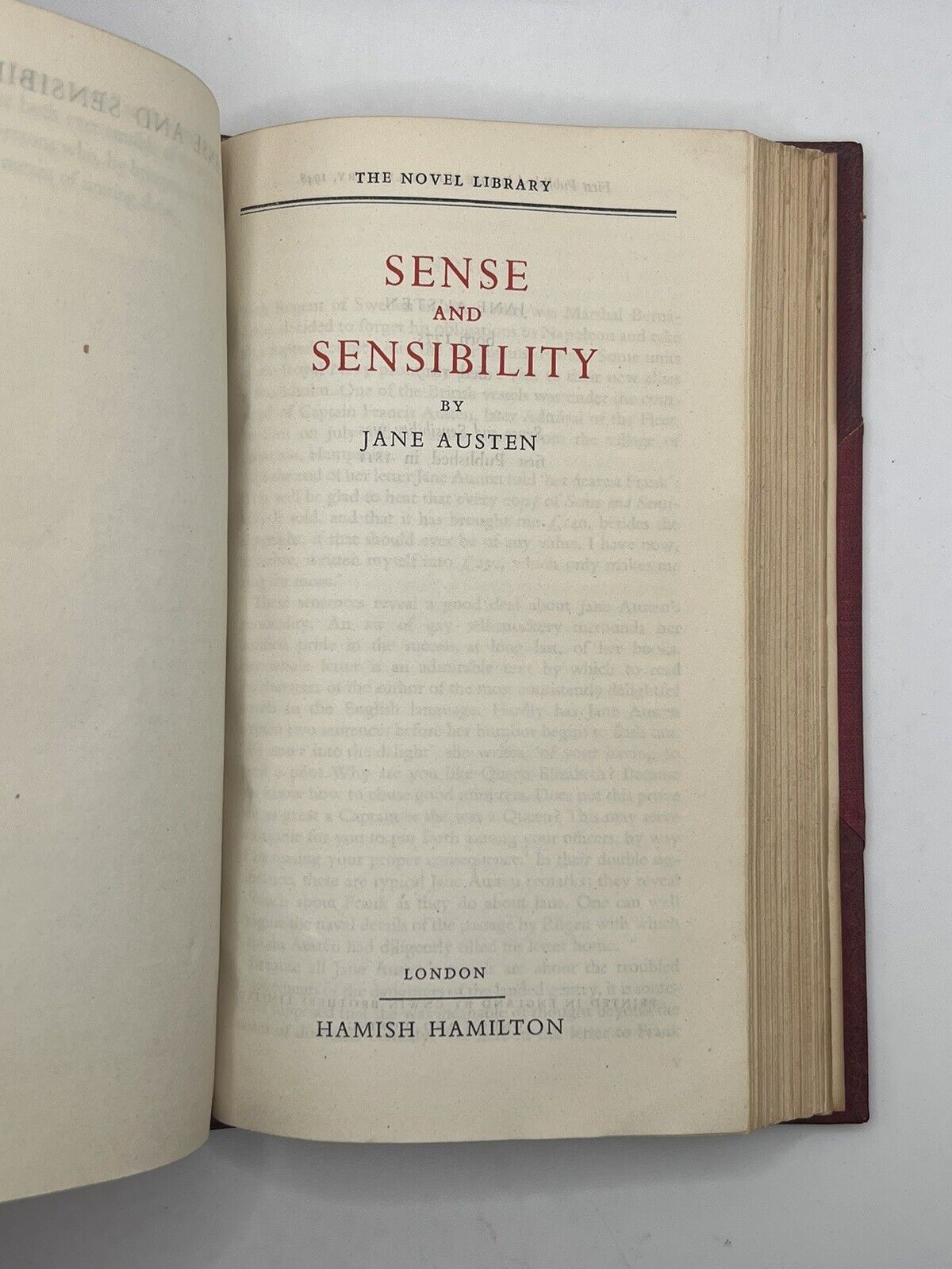 The Novels of Jane Austen; Finely Bound