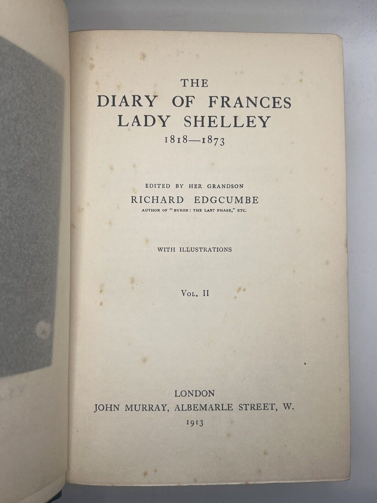 The Diary of Frances Lady Shelley 1912 Sangorski & Sutcliffe