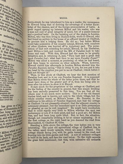 Homes & Haunts of the British Poets by William Howitt 1863