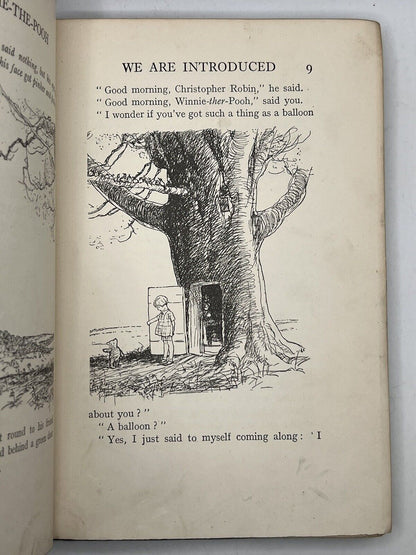 Winnie the Pooh by A. A. Milne 1926 First Edition First Impression