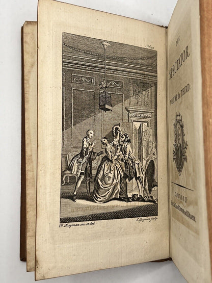 The Spectator in 8 Volumes circa 1753