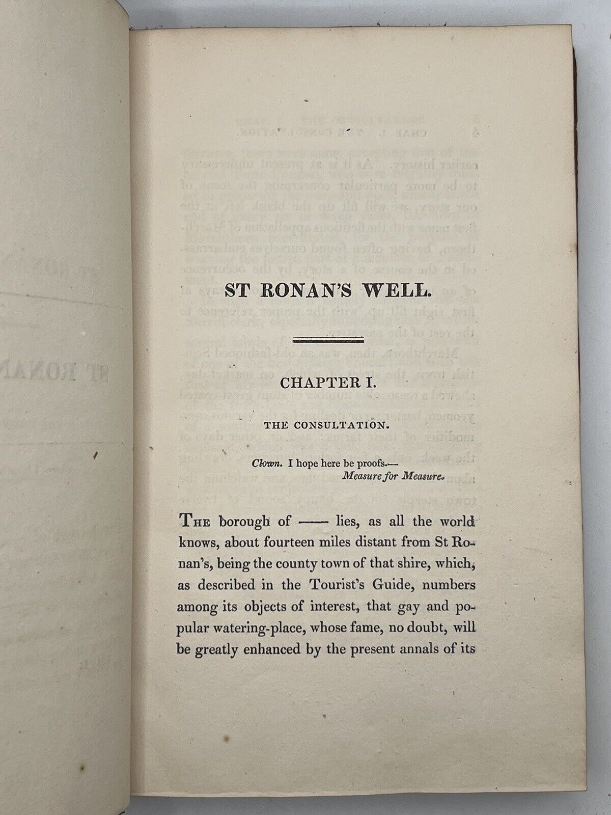 St Ronan's Well by Sir Walter Scott 1824 First Edition