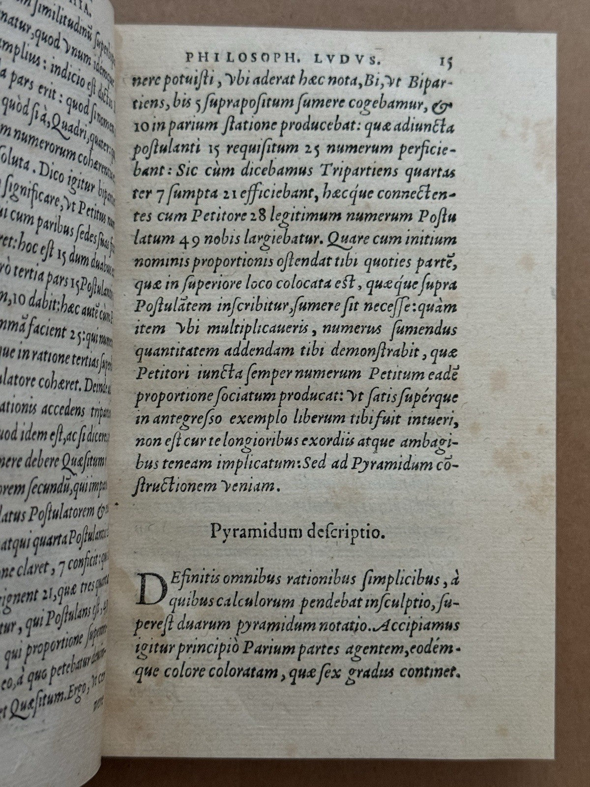 Boissiere's Nobilissimus 1556 Proto-Chess Game, Pythagoras; Lothar Schmid's Copy