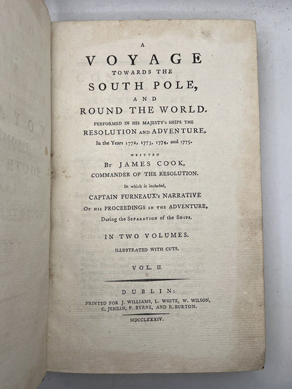 A Voyage Towards the South Pole by Captain James Cook 1784 Early Edition